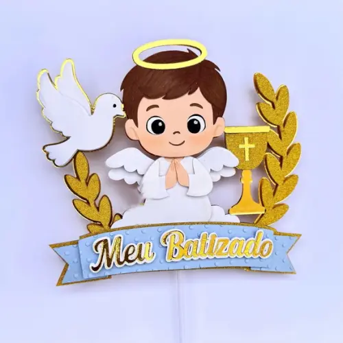Arquivo de Corte Topo Anjinho Menino