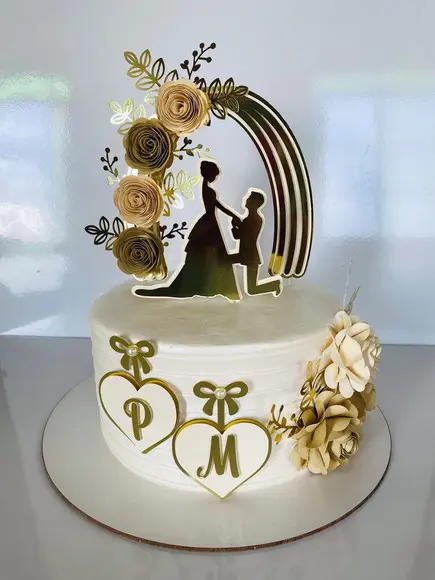 Arquivos de Corte Topo Casamento ou Noivado