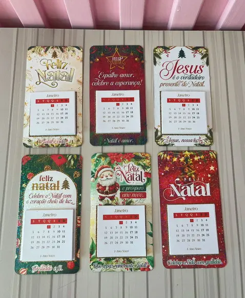 Arquivo de Corte Calendário Natal 2026