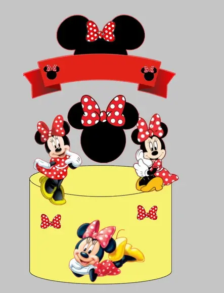 Arquivo de Corte Topo Minnie