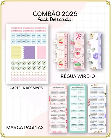 Arquivo Digital Combo Agenda 2026