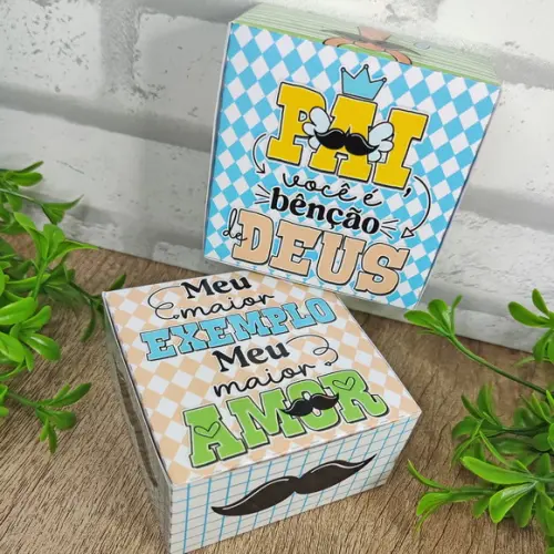 Arquivo de Corte Caixa 4 Doces Dia dos Pais