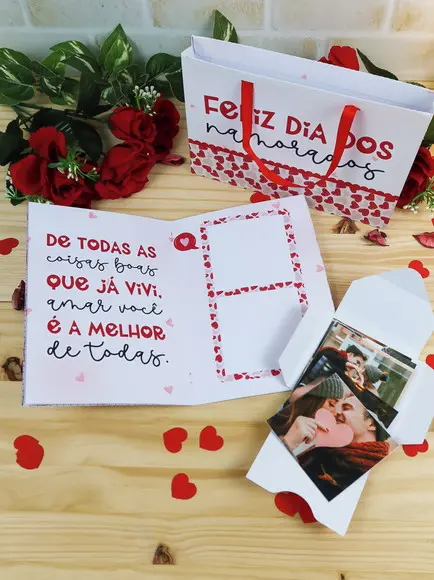 Arquivo de Corte Álbum Figurinhas Dia dos Namorados