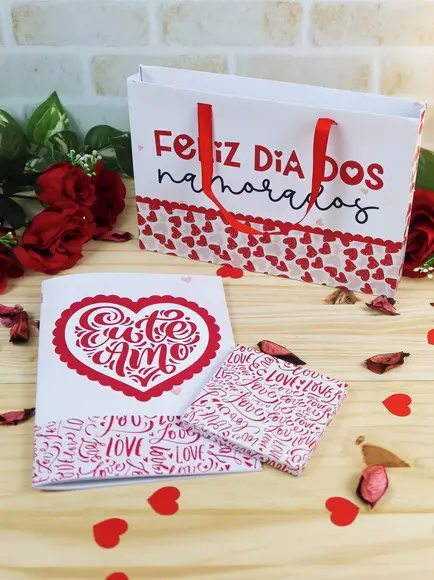 Arquivo de Corte Sacolinha Dia dos Namorados