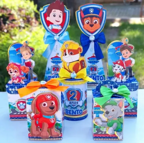 Arquivo de Corte Kit Caixas Patrulha Canina
