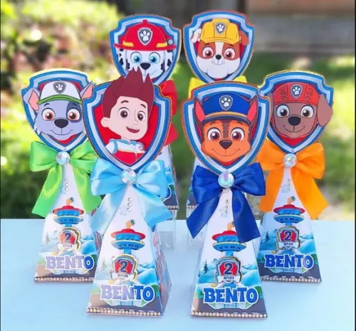 Arquivo de Corte Caixa Piramide Patrulha Canina