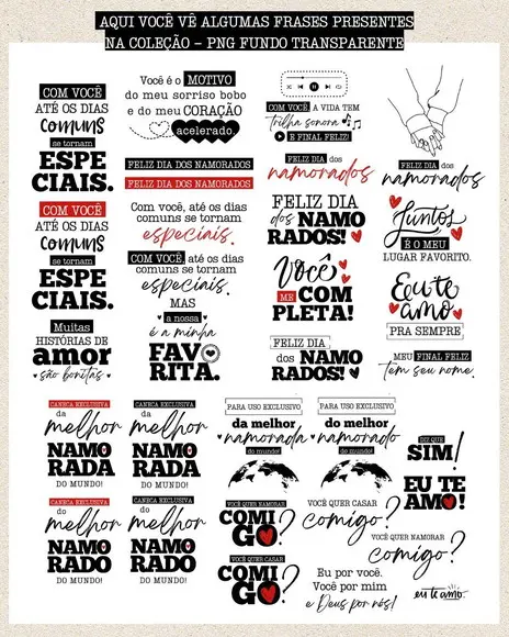 Arquivo de Corte Frases Dia dos Namorados