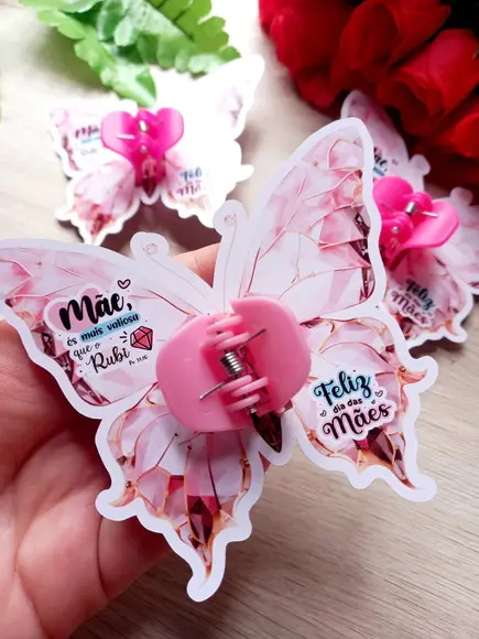 Arquivo de Corte Tag Prendedor Dia das Mães