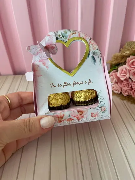 Arquivo de Corte Caixa 2 Doces Dia das Mães