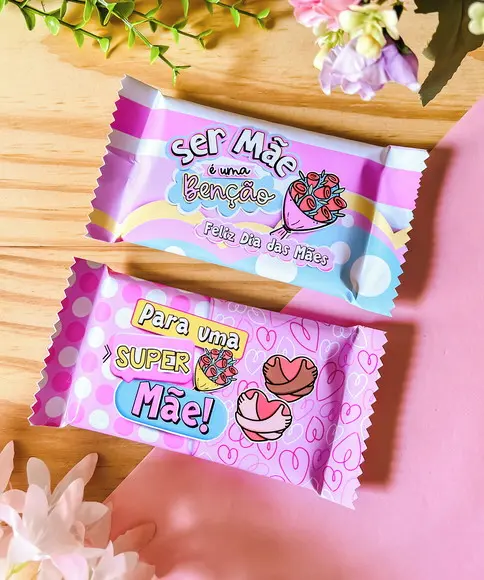 Arquivo de Corte Rotulo para Chocolate Dia das Mães