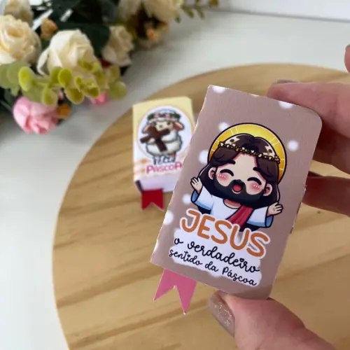 Arquivo de Corte Mini Biblia Ele Vive Feliz Páscoa
