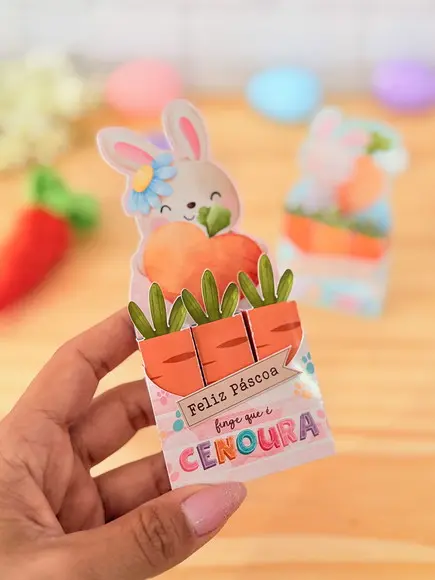 Arquivo de Corte Caixa Coelho Pascoa