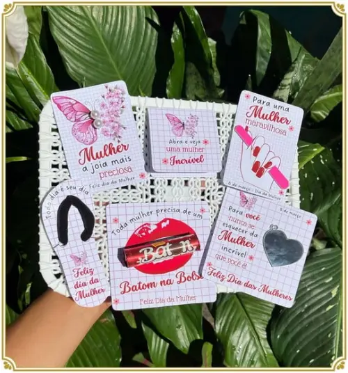Arquivo de Corte Combo Cartões Dia das Mulheres