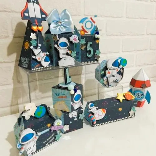 Arquivos de Corte Kit Astronauta