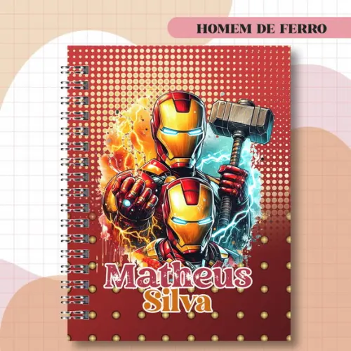 Arquivos Digital Caderno Homem de Ferro