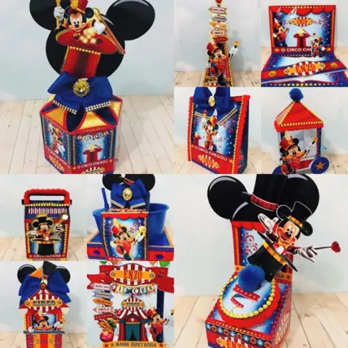 Arquivo de Corte Agenda Mickey Circo