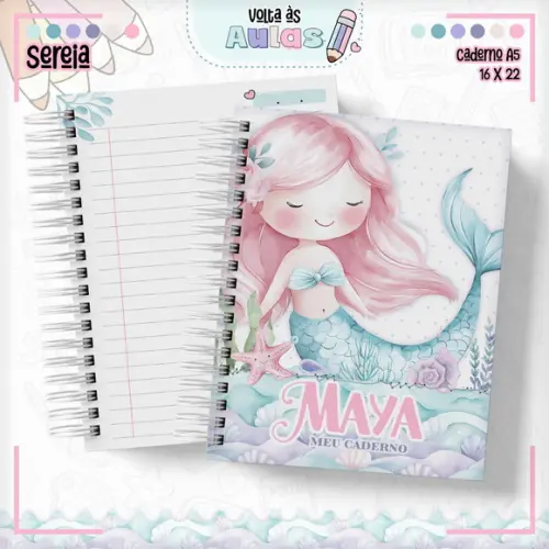 Arquivo Digital Caderno Pequena Sereia
