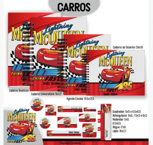 Arquivo de Corte Combo Etiquetas Carros