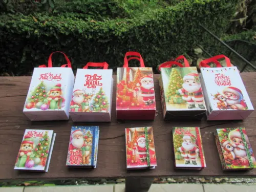 Arquivo de Corte Combo Sacolinhas Natal