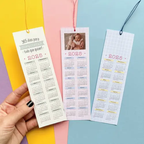 Arquivo Digital Calendário Marca Página 2025