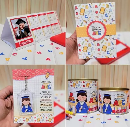 Arquivos de Corte Combo Kit Formatura Abc