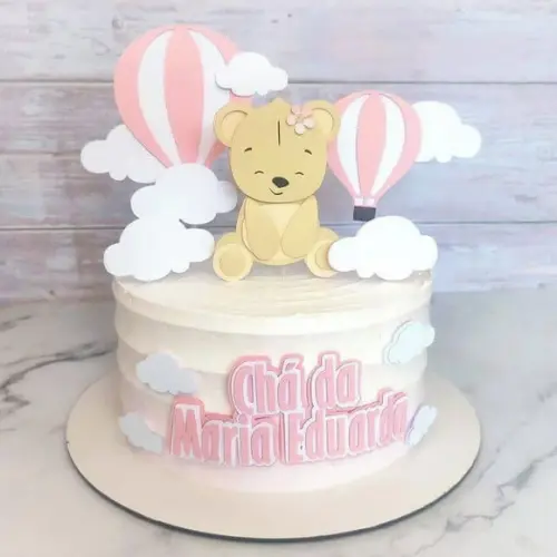Arquivo de Corte Topo Urso Cha de Bebe
