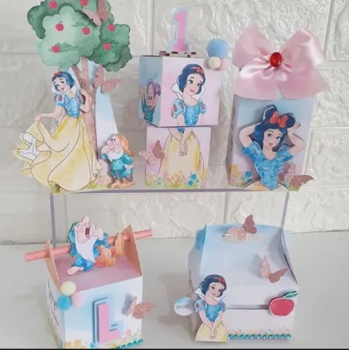 Arquivos de Corte Branca de Neve Aquarela