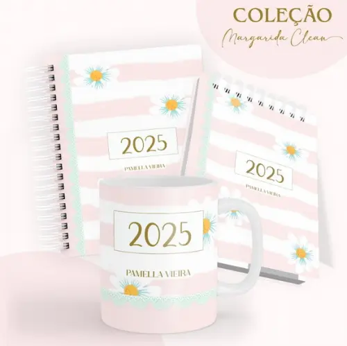Arquivos de Corte Combo Agenda Margarida 2025
