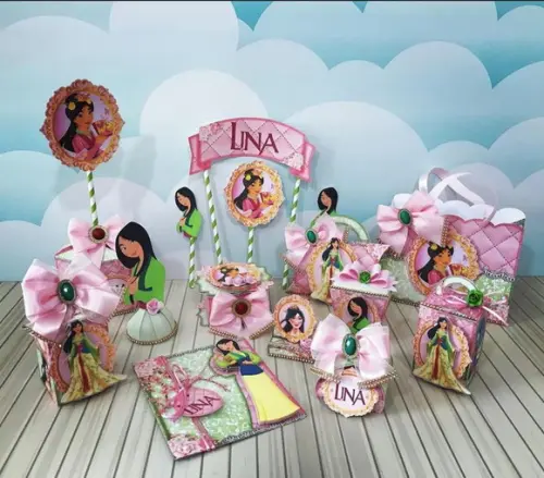 Arquivo Corte Kit Mulan Studio e pdf
