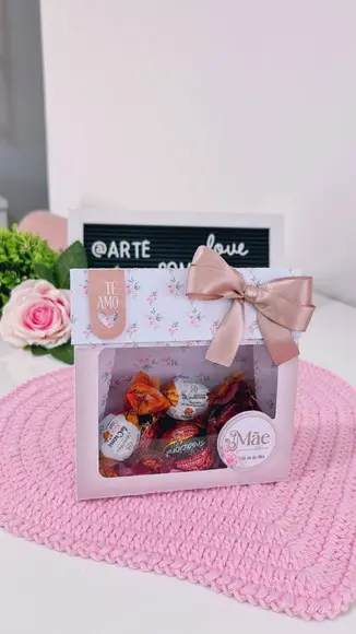 Arquivos de Corte Caixa Doces Dia das Mães