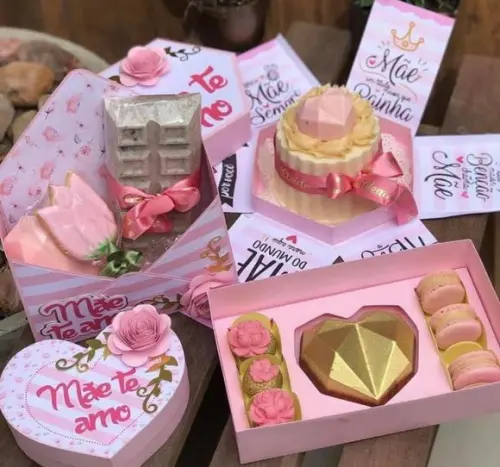 Arquivo Corte Kit Caixas Dia das Mães