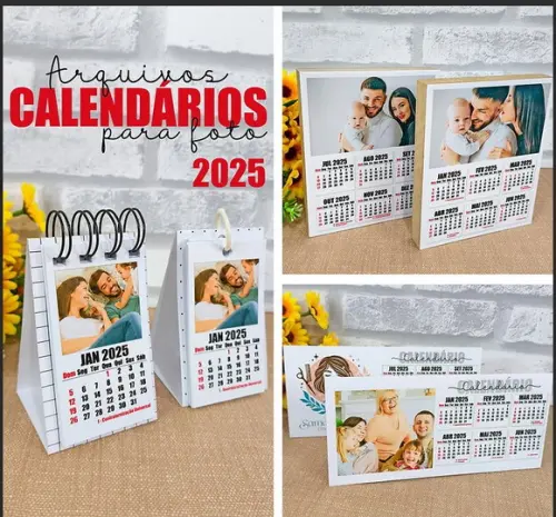 Arquivo de Corte Combo Calendários 2025