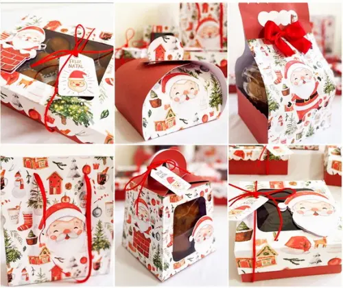 Arquivo de Corte Arte Kit Aquarela Natal