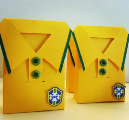 Arquivos de Corte Caixa Camisa Brasil
