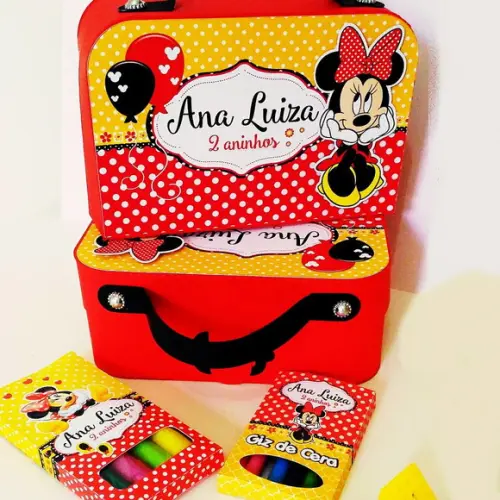 Arquivos de Corte Kit Pintura Maleta Minnie