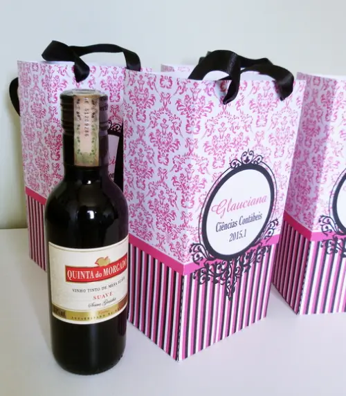 Arquivos de Corte Sacola para Vinho