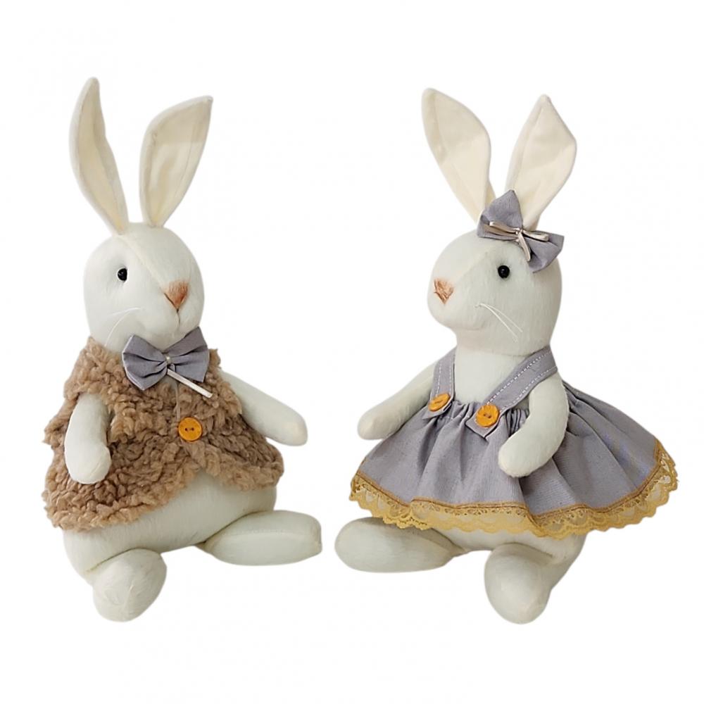 Casal de Coelhos 36 cm