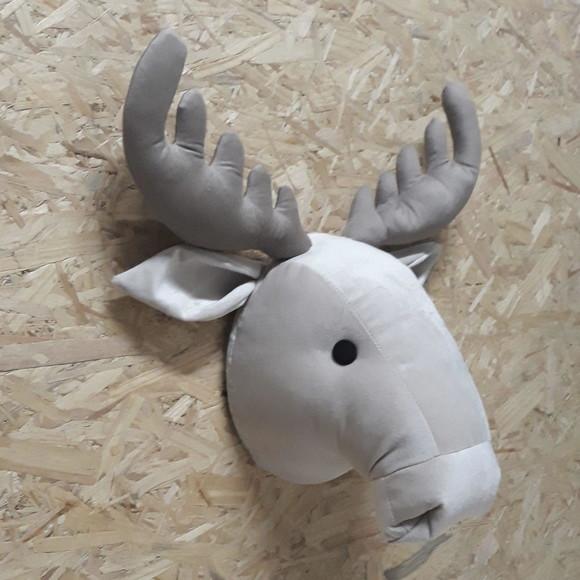Cabeça de Alce Falsa Taxidermia.