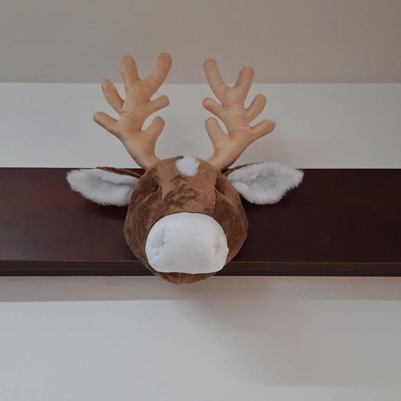 Cabeça de Alce Falsa Taxidermia
