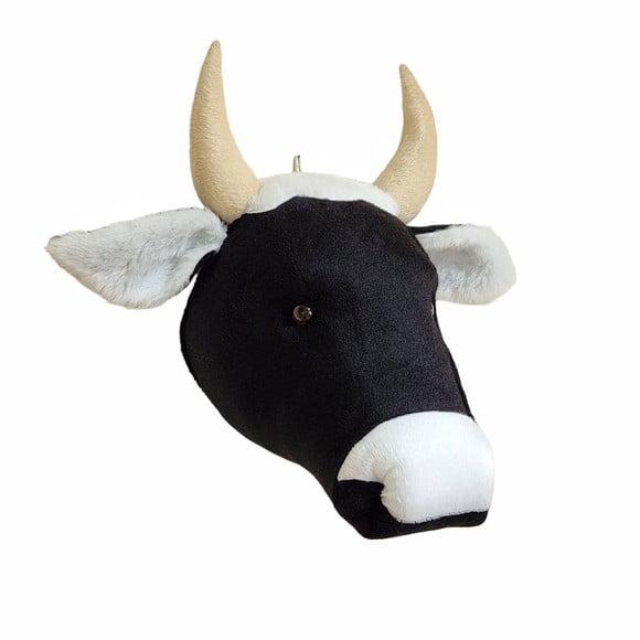 Cabeça de Boi Falsa Taxidermia em Pelúcia