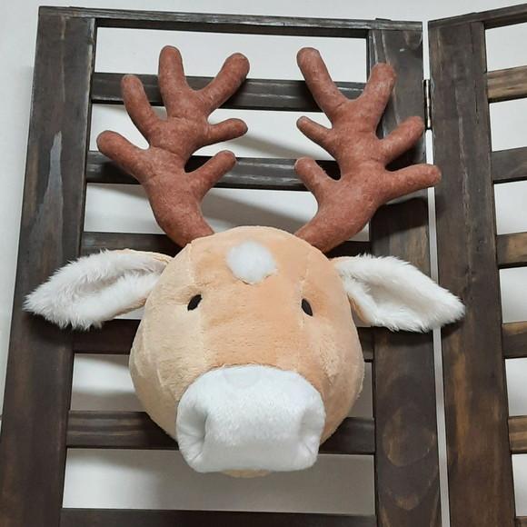 Cabeça de Alce Falsa Taxidermia.