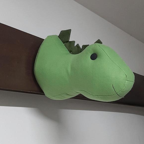 Cabeça de Dinossauro Falsa Taxidermia