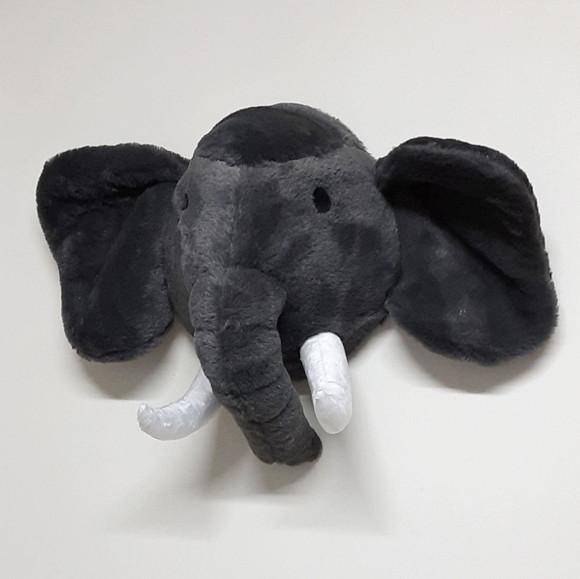 Cabeça de Elefante Falsa Taxidermia