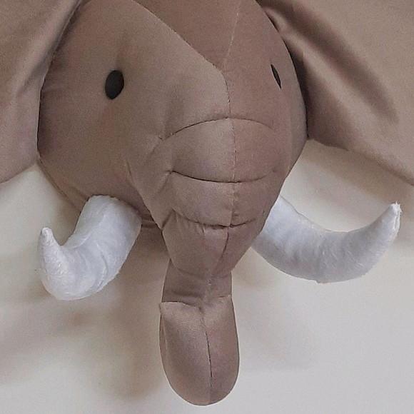 Cabeça de Elefante Falsa Taxidermia