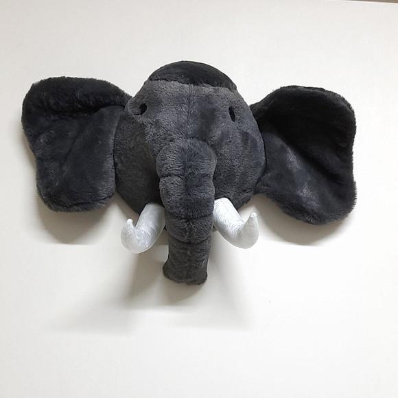 Cabeça de Elefante Falsa Taxidermia