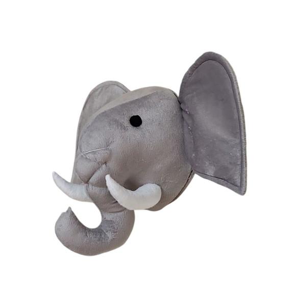Cabeça de Elefante Falsa Taxidermia