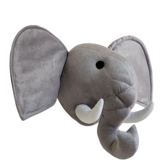 Cabeça de Elefante Falsa Taxidermia