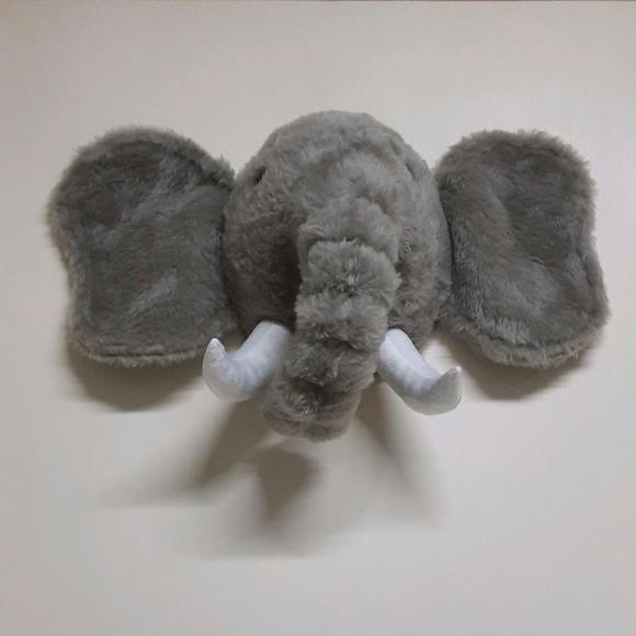 Cabeça de Elefante Falsa Taxidermia