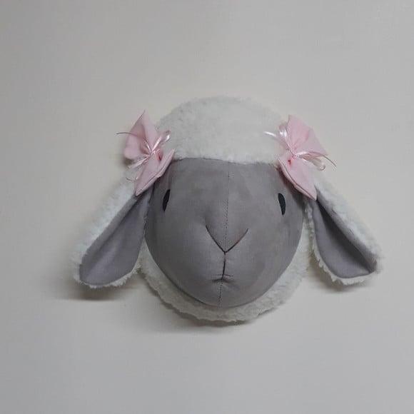 Cabeça de Ovelha Falsa Taxidermia