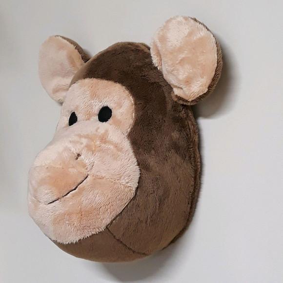Cabeça de Macaco Falsa Taxidermia